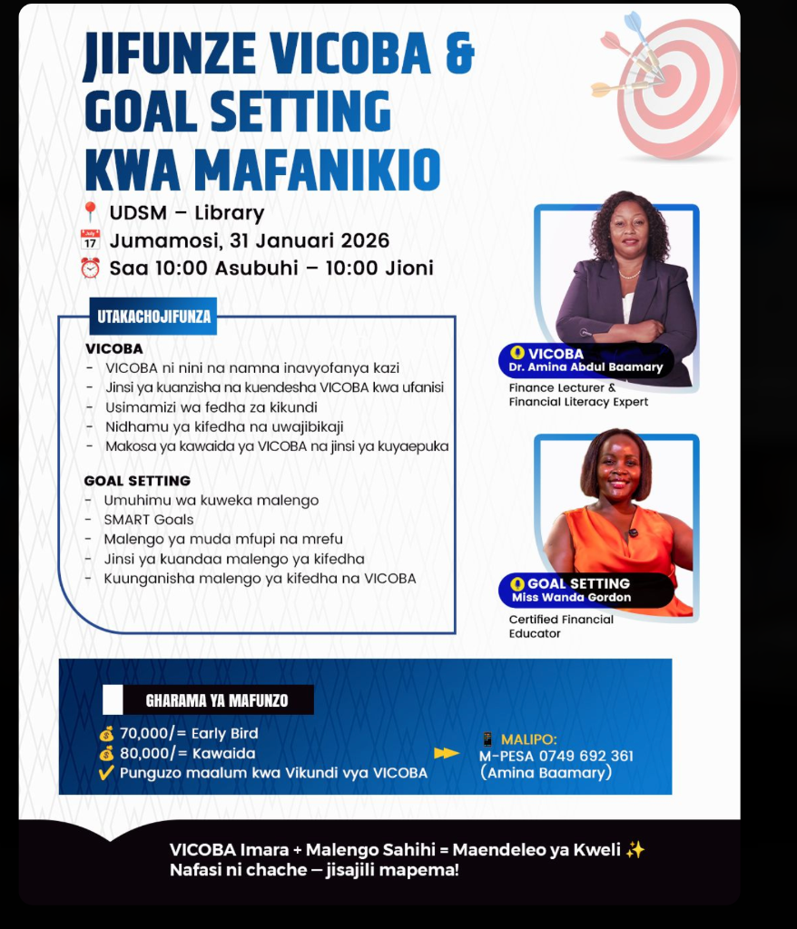 Jifunze VICOBA & Goal Setting Masterclass